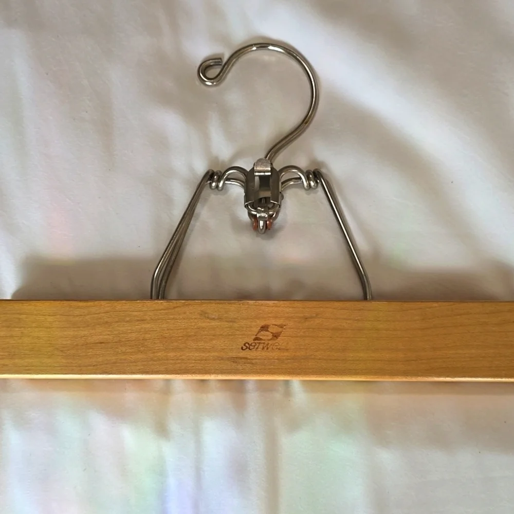 Setwell Vintage Wooden Skirt/Pant Hanger